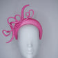 Be Mine - Sculpted straw swirl hearts on a 3d headband