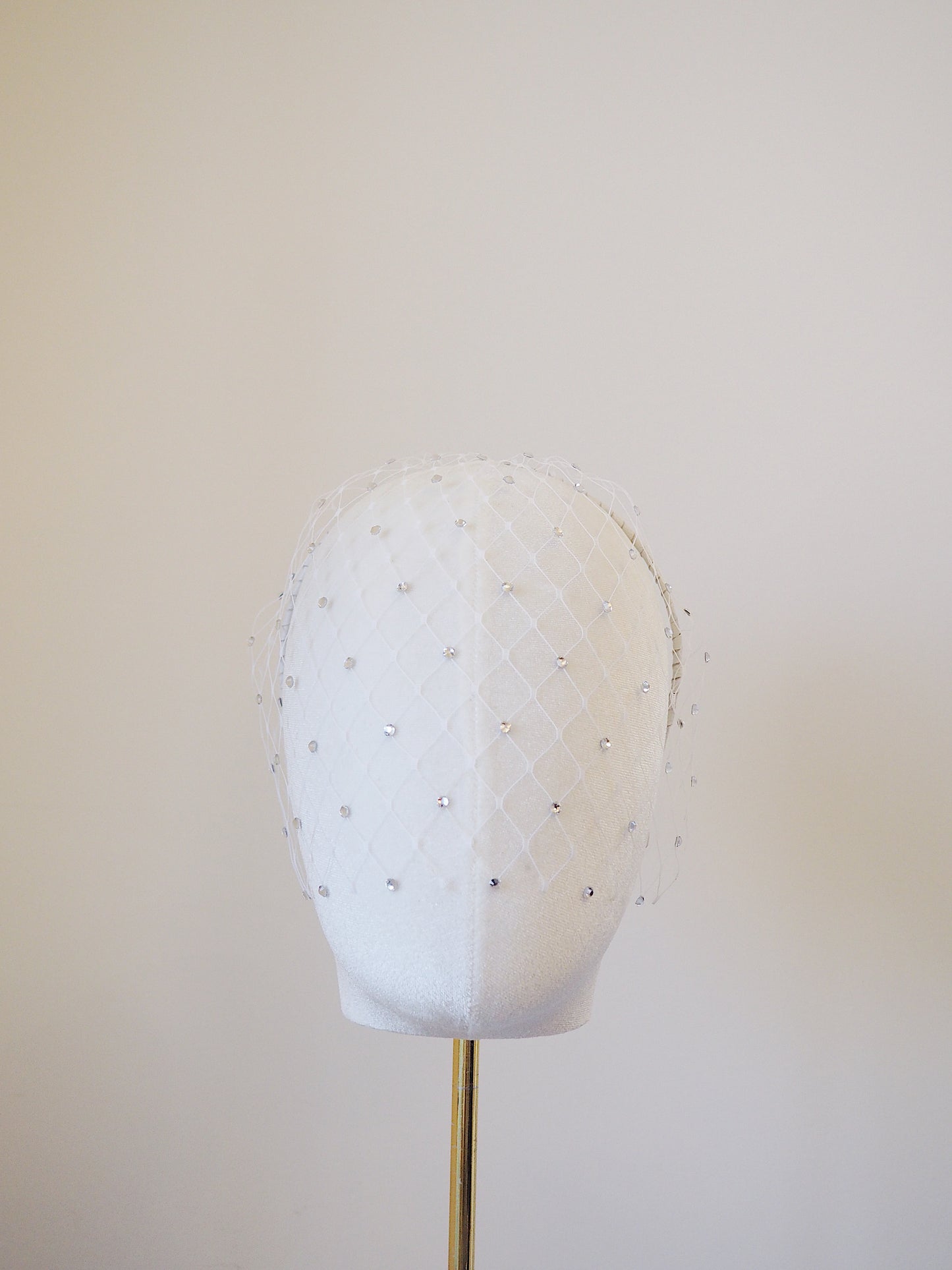 Gracie -half embellished - Embellished merry widdow Veil -