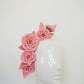 Rosie - Rose vine headband - Flamingo pink