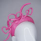 Be Mine - Sculpted straw swirl hearts on a 3d headband