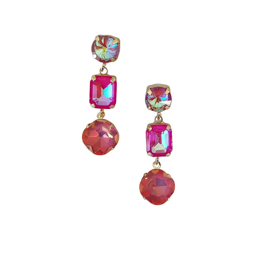 Sarita Gem Earring Pink