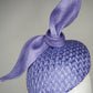 Lilac linger - Lilac hand dyed vintage straw with a sculpted parissisal detail