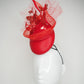 Fluttering flame - Metallic Butterfly percher with crinoline swirl and veil detail